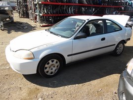 1998 HONDA CIVIC 2DR DX WHITE MT 1.6 A19002